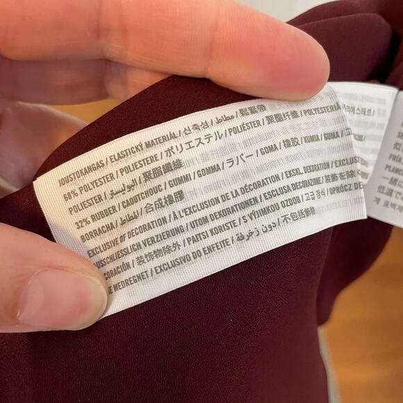 Abercrombie & Fitch Faux Wrap Midi Dress - Picture 7 of 7